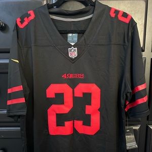 NWT Christian McCaffrey black jersey